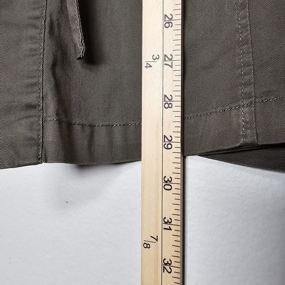 Torrid Womens 4X Green Cardigan Jacket Open Front Pockets Long Sleeve Utility - Picture 3 of 8